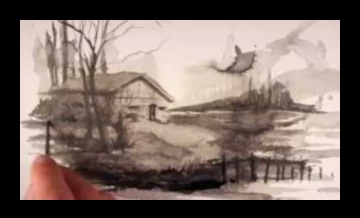 Drosmīgs un skaists: iegūstiet iespaidīgas ainas ar pildspalvu un tinti