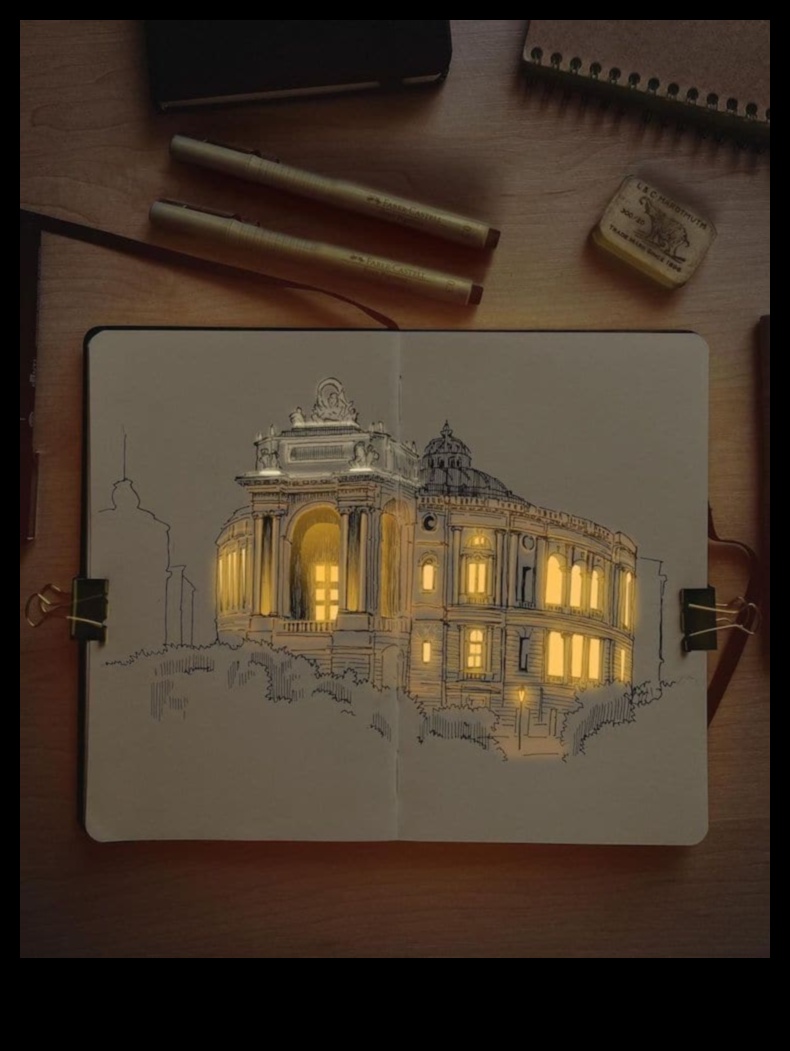 Gaismas spēle: spožuma sasniegšana krāsainos zīmuļu zīmējumos