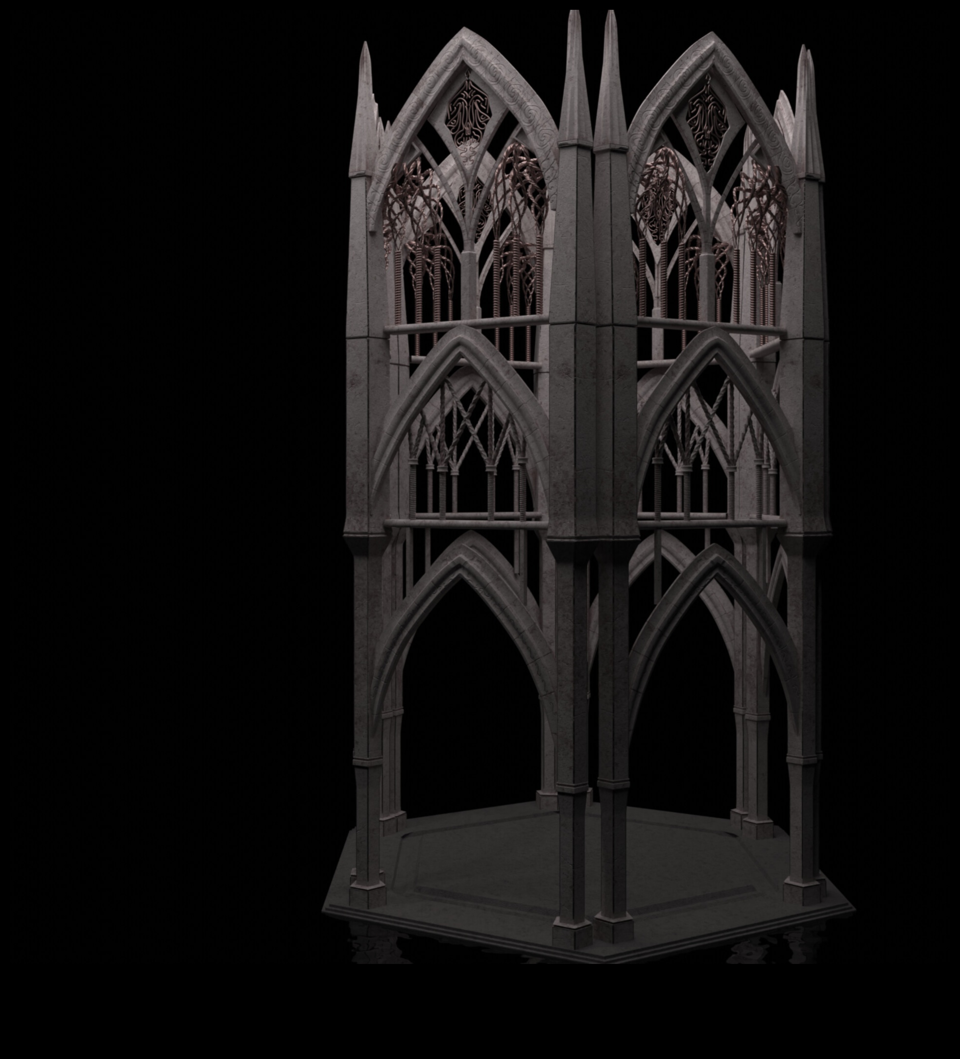 Gothic Grandeur Alive: Arhitektūras skaistuma veidošana pikseļos