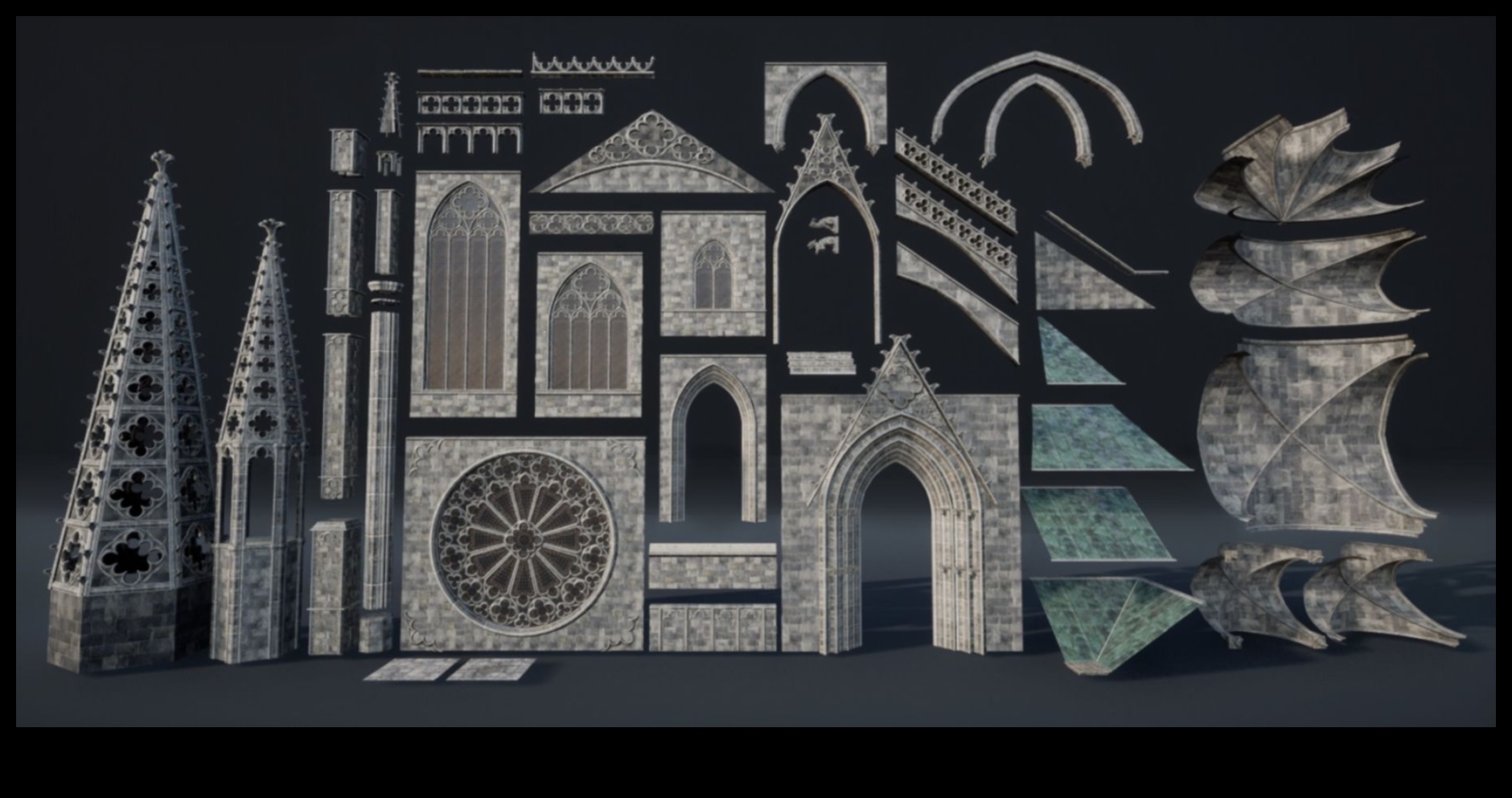 Gothic Grandeur Alive: Arhitektūras skaistuma veidošana pikseļos