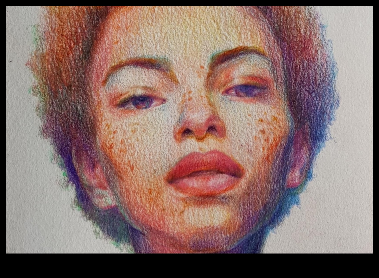 Portrets ar krāsainu zīmuli: personības paušana ar nokrāsām