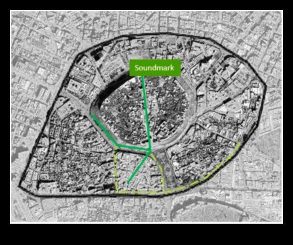 Pilsētas ainavas atbalsis: Pilsētas skaņu ainavu būtības uzzīmēšana