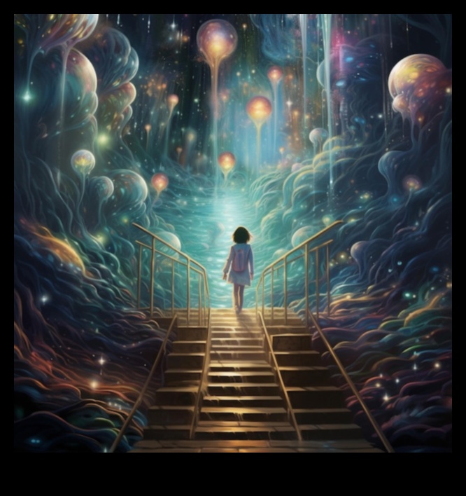 Ilustrēti sapņi, kas attēlo neierobežotu iztēli ar māksliniecisku nojausmu 4 Ilustrēti sapņi: neierobežotās iztēles attēlošana ar māksliniecisku noskaņu