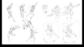 Karikatūru veidošanas pamatprincipi: dinamisku zīmējumu metožu izpēte