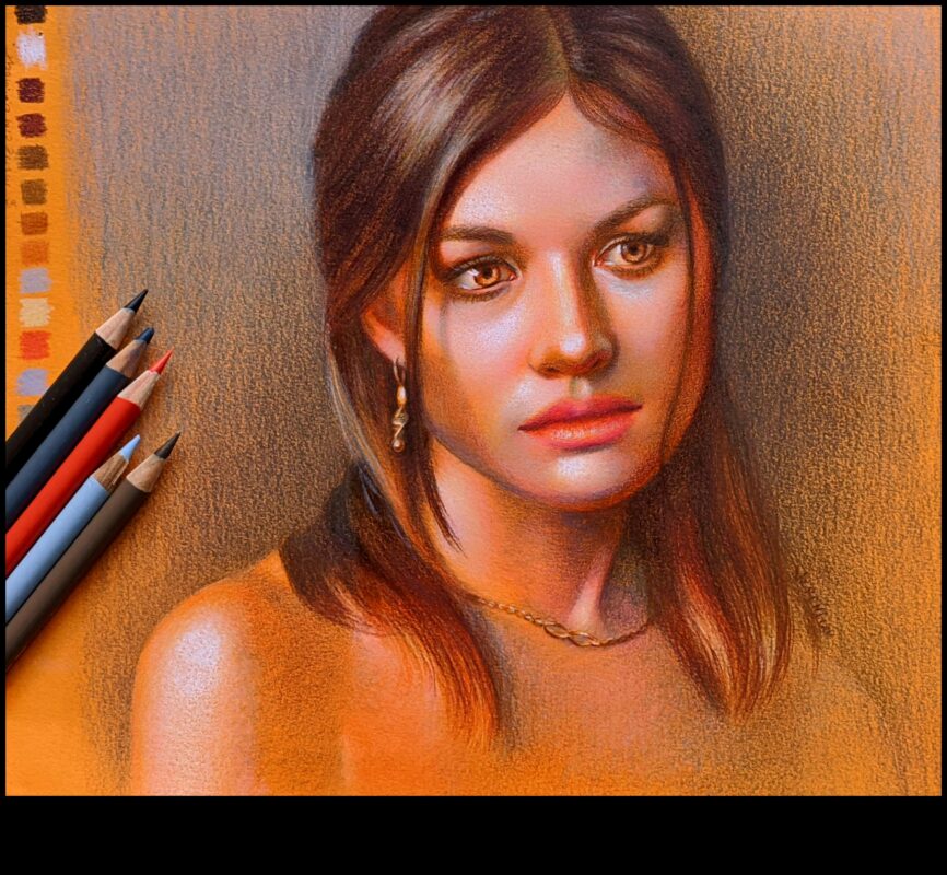 Portrets ar krāsainu zīmuli: personības paušana ar nokrāsām