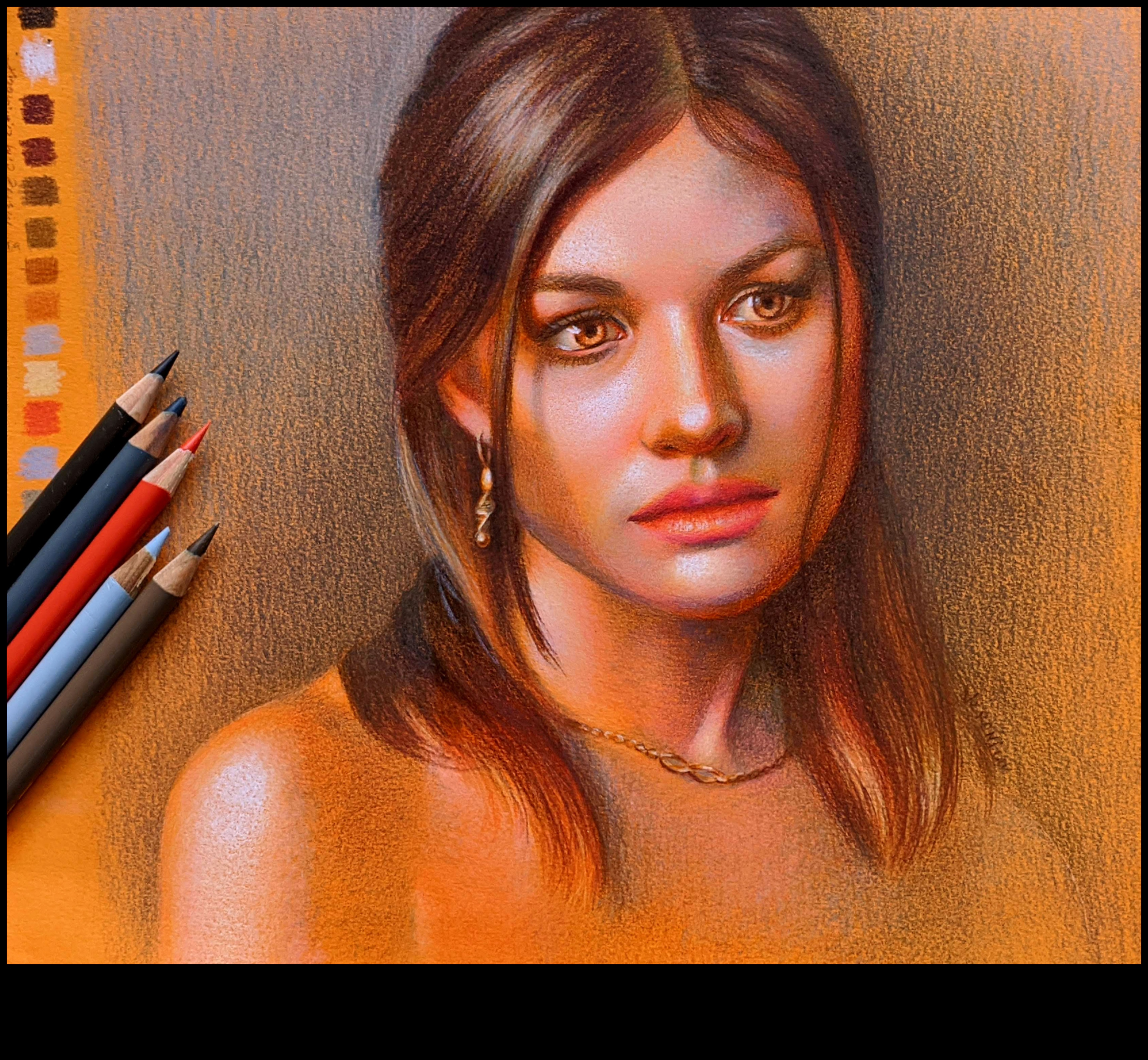 Portrets ar krāsainu zīmuli: personības paušana ar nokrāsām