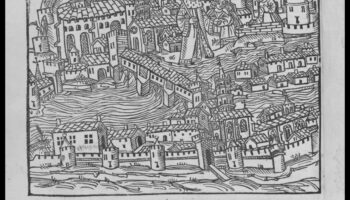 Pilsētas ainavas atbalsis: pilsētas skaņu ainavu rezonanses ilustrēšana