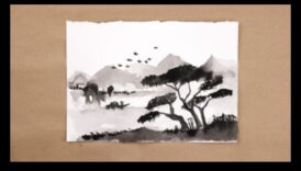 Drosmīgs un skaists: iegūstiet iespaidīgas ainas ar pildspalvu un tinti