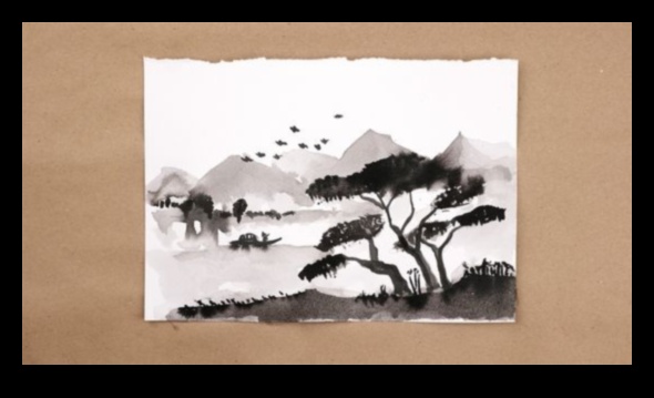 Drosmīgs un skaists: iegūstiet iespaidīgas ainas ar pildspalvu un tinti